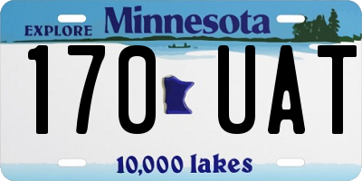 MN license plate 170UAT