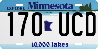 MN license plate 170UCD