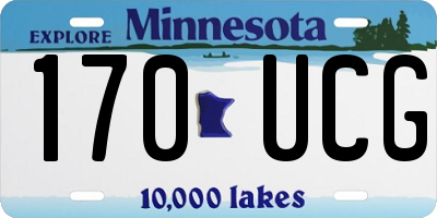 MN license plate 170UCG