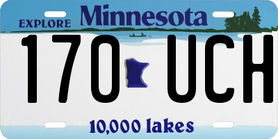 MN license plate 170UCH