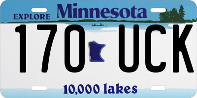 MN license plate 170UCK