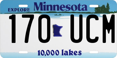 MN license plate 170UCM