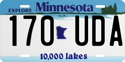 MN license plate 170UDA