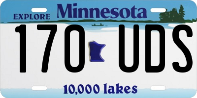 MN license plate 170UDS