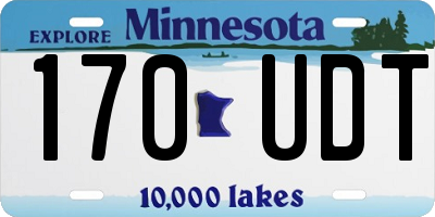 MN license plate 170UDT