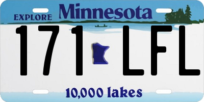 MN license plate 171LFL
