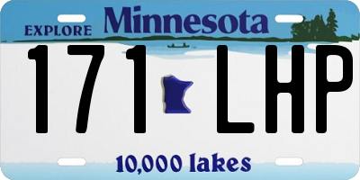 MN license plate 171LHP
