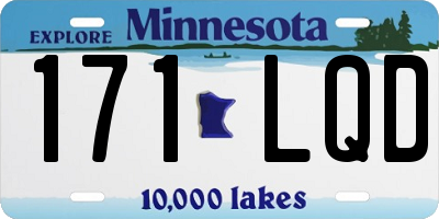 MN license plate 171LQD