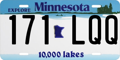 MN license plate 171LQQ