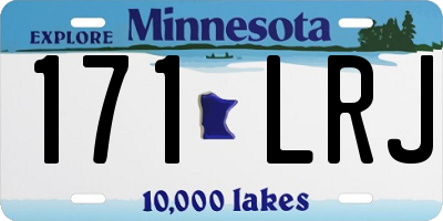 MN license plate 171LRJ
