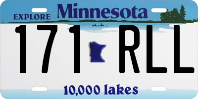 MN license plate 171RLL
