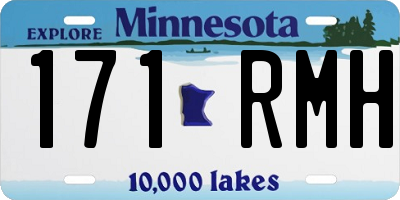 MN license plate 171RMH