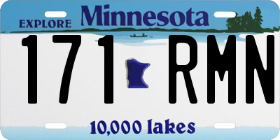 MN license plate 171RMN