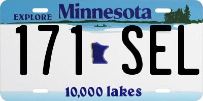 MN license plate 171SEL