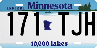 MN license plate 171TJH