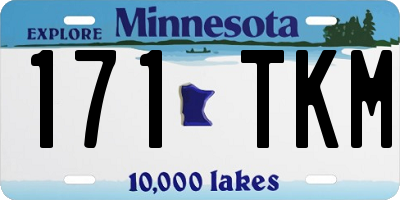MN license plate 171TKM