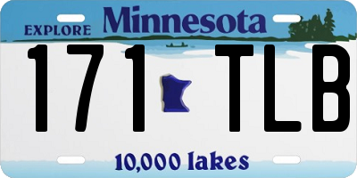 MN license plate 171TLB