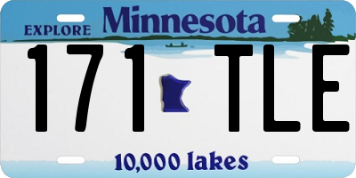 MN license plate 171TLE