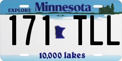MN license plate 171TLL
