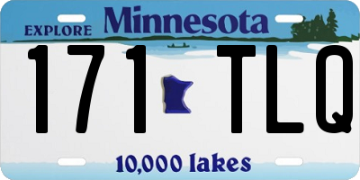 MN license plate 171TLQ