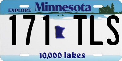 MN license plate 171TLS