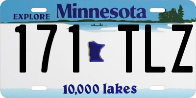MN license plate 171TLZ