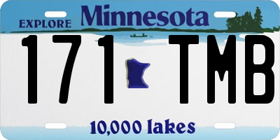 MN license plate 171TMB