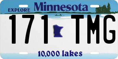 MN license plate 171TMG