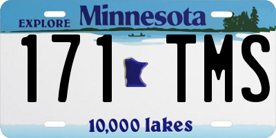 MN license plate 171TMS