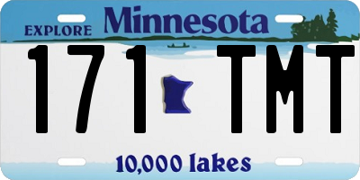 MN license plate 171TMT