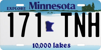 MN license plate 171TNH