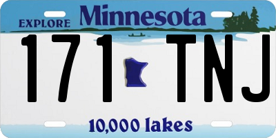 MN license plate 171TNJ