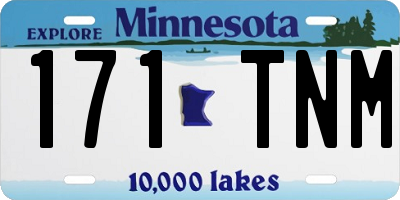 MN license plate 171TNM