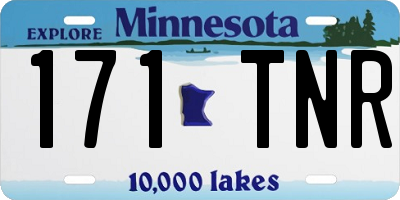 MN license plate 171TNR
