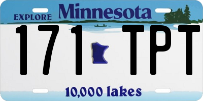 MN license plate 171TPT