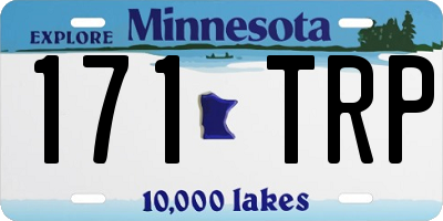MN license plate 171TRP