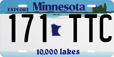 MN license plate 171TTC