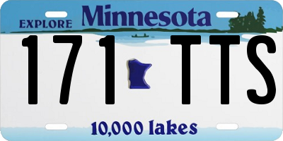 MN license plate 171TTS