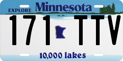 MN license plate 171TTV
