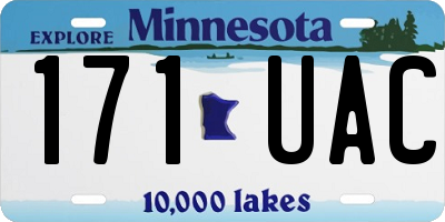 MN license plate 171UAC