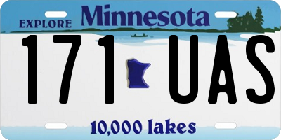 MN license plate 171UAS