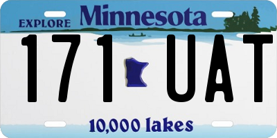MN license plate 171UAT