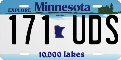 MN license plate 171UDS