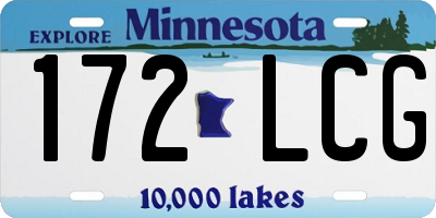 MN license plate 172LCG
