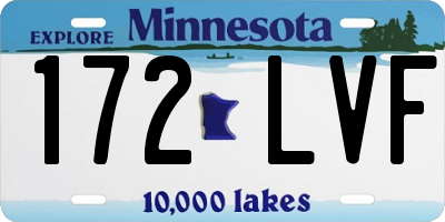 MN license plate 172LVF
