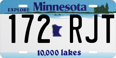 MN license plate 172RJT