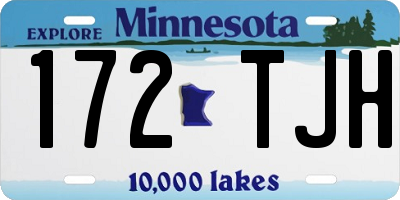 MN license plate 172TJH