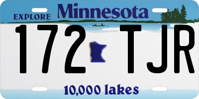 MN license plate 172TJR