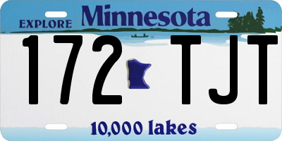 MN license plate 172TJT
