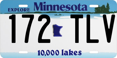 MN license plate 172TLV